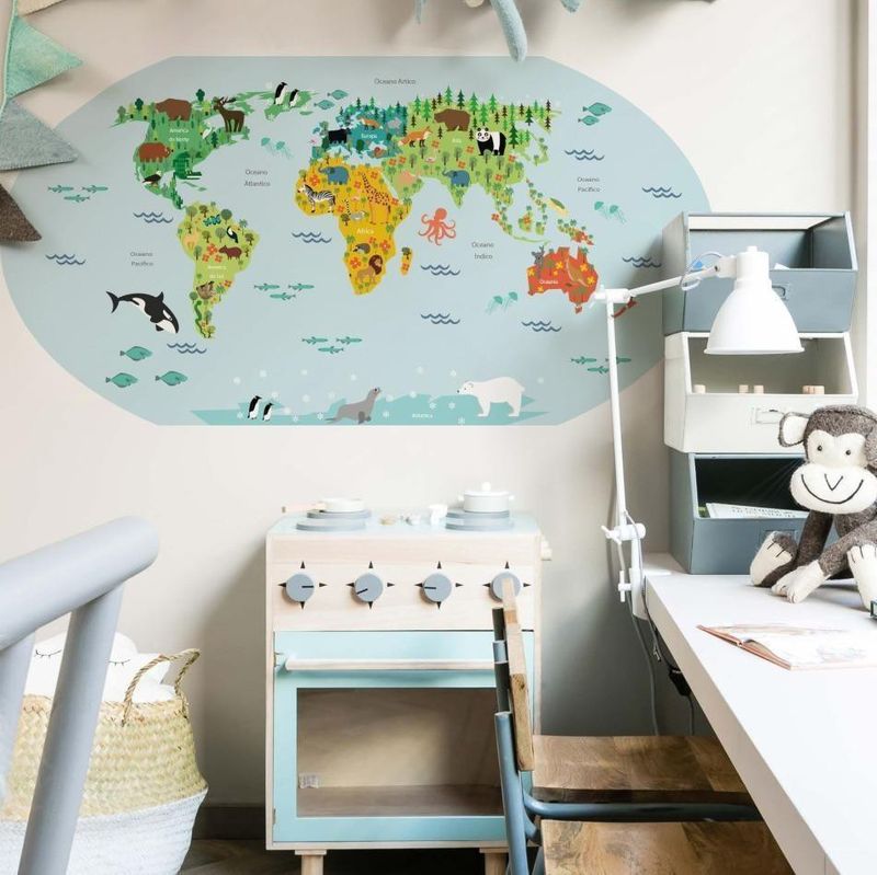 Adesivo-de-Parede-Grudado-Mapa-Kids