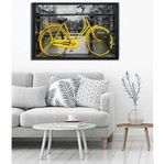 QUADRO-DECORATIVO-ARTE-PROPRIA-AMSTERDA-BIKE-AMARELA-90X60CM