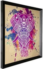 QUADRO-DECORATIVO-ARTE-PROPRIA-MANDALA-ELEFANTE-II-50X50CM
