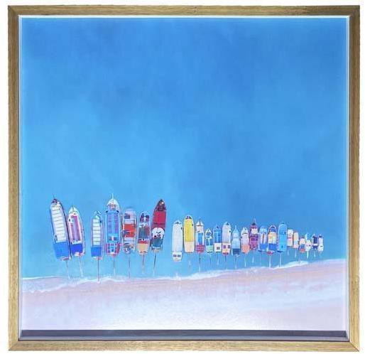 Quadro-Decorativo-Arte-Propria-Praia-Ii-50x50cm