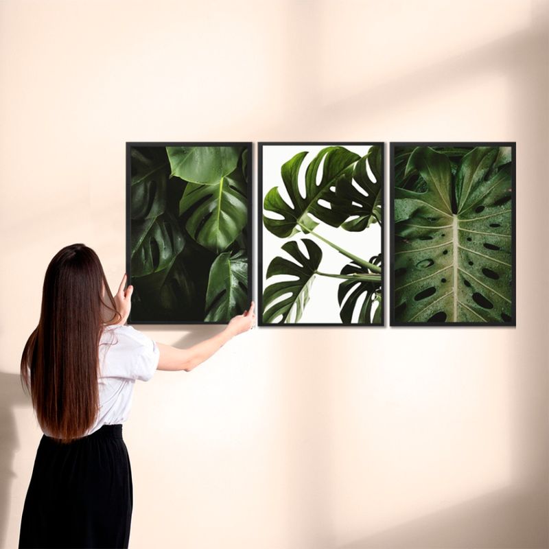 QUADRO-DECORATIVO-ARTE-PROPRIA-KIT-3-PECAS-FOLHAGENS-ESENHO-1-40X60CM