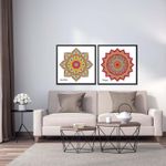QUADRO-DECORATIVO-ARTE-PROPRIA-KIT-2-PECAS-MANDALAS-60X60CM