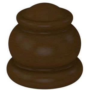 Ponteira Para Varão de Cortina Belchior Uniq Europa Imbuia 28mm