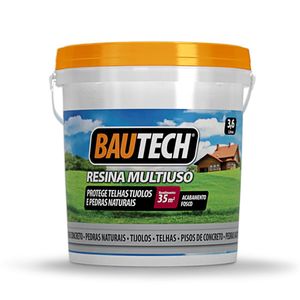 Resina Impermeabilizante Acrílica Bautech Alto Brilho Incolor 3,6L