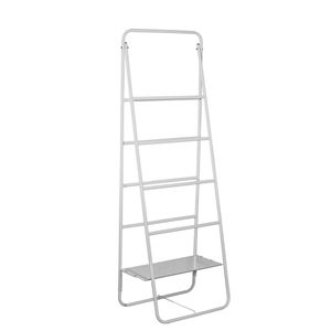 Arara de Roupas 5 Níveis Cabideiro ValleFlex Metal Branco 60x170cm