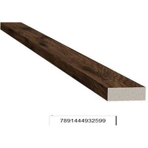 Fileta Santa Luzia Poliestireno Ipê Escuro 2,35x8x280 2Unidades