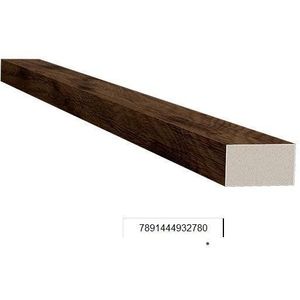 Ripa de Poliestireno Santa Luzia Ipê Escuro 16mm 3cm 280cm Kit com 2 Unidades
