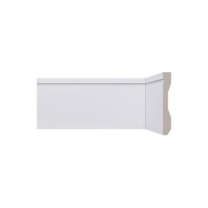 Rodapé de Poliestireno Santa Luzia LEV102 Branco 240x10cm