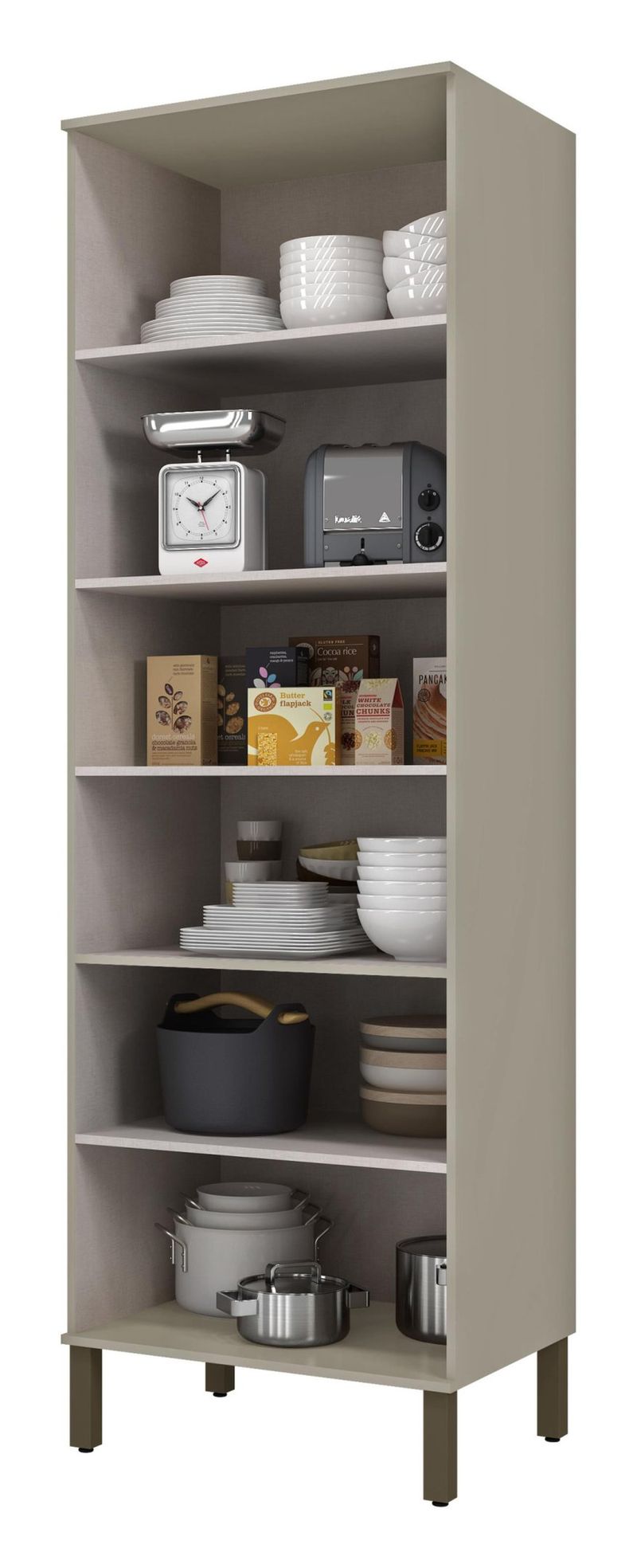 PANELEIRO-4-PORTAS-COM-VIDRO-MX-MOVEIS-VERACE-PVE03-TAUPE-OFF