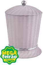 Lixeira de Banheiro Aquaplas Cinza
