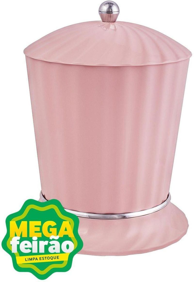 Lixeira de Banheiro Aquaplas Salmao
