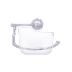 Porta Papel Higiênico Aquaplas Ideale Cristal Cromado