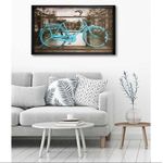 QUADRO-DECORATIVO-ARTE-PROPRIA-AMSTERDA-BIKE-AZUL-90X60CM