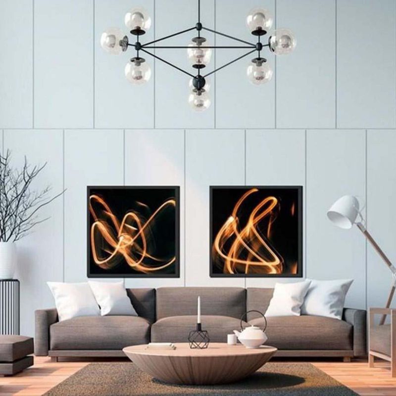 QUADRO-DECORATIVO-ARTE-PROPRIA-LUZES-II-DOURADO-80X80CM