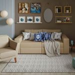 QUADRO-DECORATIVO-ARTE-PROPRIA-REDE-MAR-AZUL-50X50CM