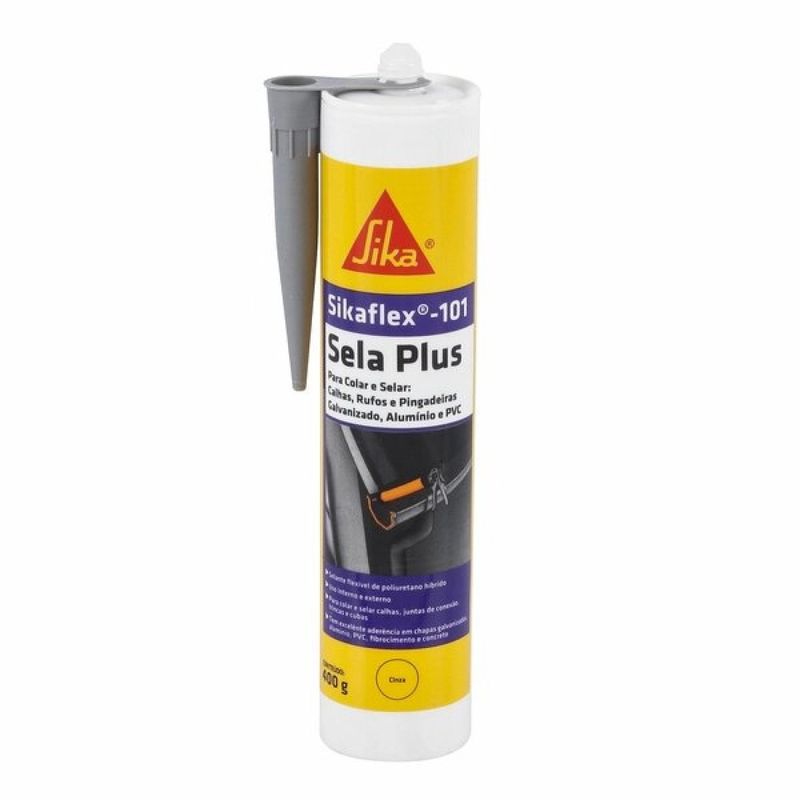 SELANTE-SIKA-SIKAFLEX-SELA-PLUS-250ML-CINZA