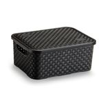 CESTO-ORGANIZADOR-RATTAN-NITRON-PEQUENO-PRETO-COM-TAMPA-4L