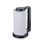 PORTA-PAPEL-TOALHA-NITRON-081-P-PRETO-LISO