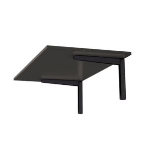 Mesa Dobrável MDP Fico Bancada Parede Preto 90x45x1,5cm