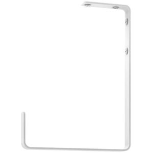 Suporte Para Bicicleta de Parede Fico Metal Branco 12x15cm