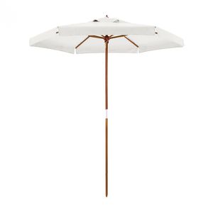 Ombrelone Central Belfix Bagum Itapema Madeira Branco 2m
