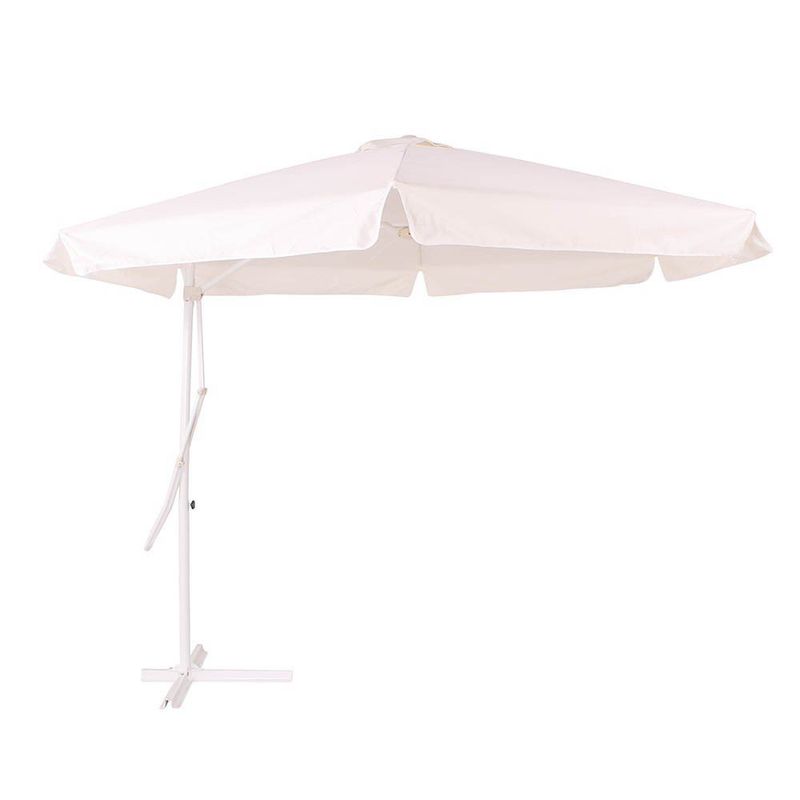 OMBRELONE-SUSPENSO-LATERAL-BELFIX-REGULAVEL-ALAVANCA-BRANCO-3M