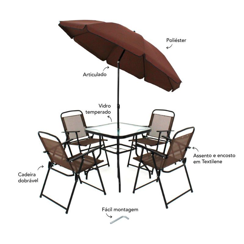 CONJUNTO-BELFIX-MIAMI-MESA-4-CADEIRA-COM-GUARDA-SOL-CAFE