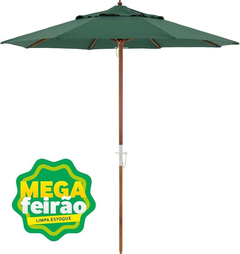 Ombrelone-Central-Belfix-Poliester-Treviso-Verde-Oliva-24m