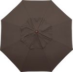 OMBRELONE-CENTRAL-BELFIX-POLIESTER-TREVISO-MARROM-3M