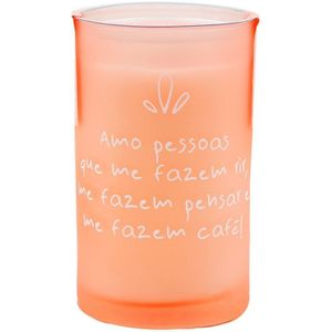 Vela Aromática Copo Frases Life Bamboo 130g