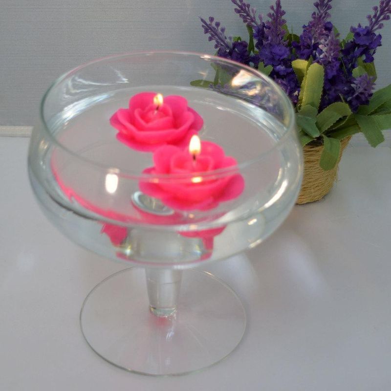 Vela-Aromatica-Gerbera-Flutuante-Estojo-Com-2-Unidades-Rosa