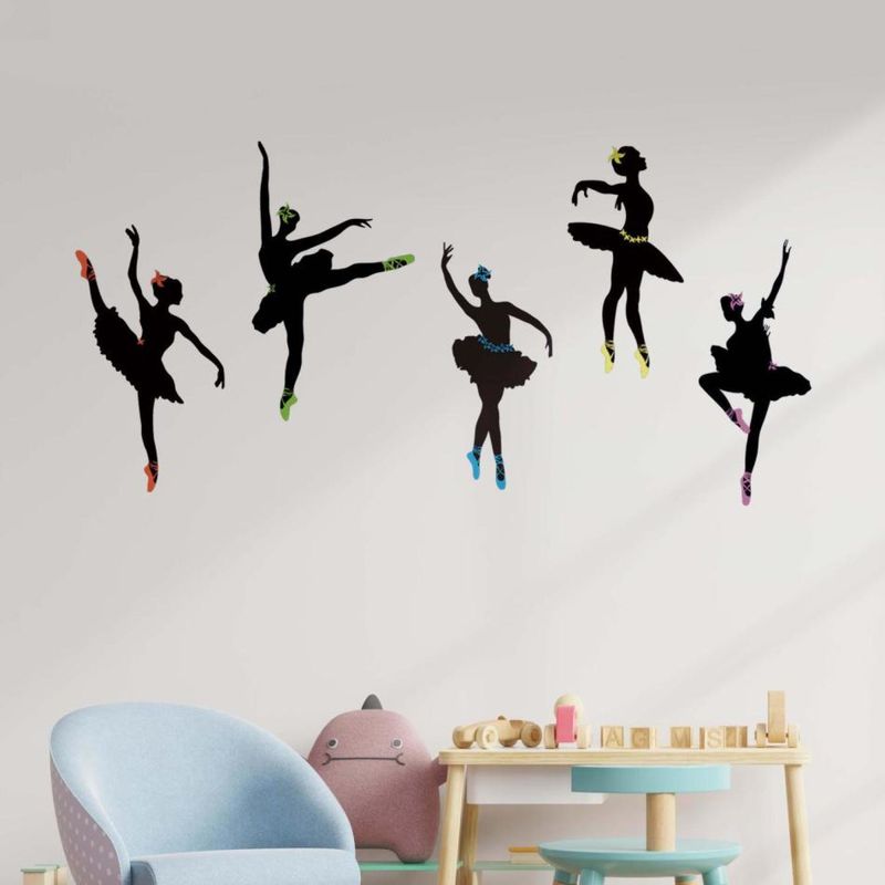 ADESIVO-DE-PAREDE-EVOLUX-BAILARINAS-50X70CM