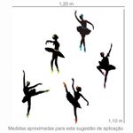 ADESIVO-DE-PAREDE-EVOLUX-BAILARINAS-50X70CM