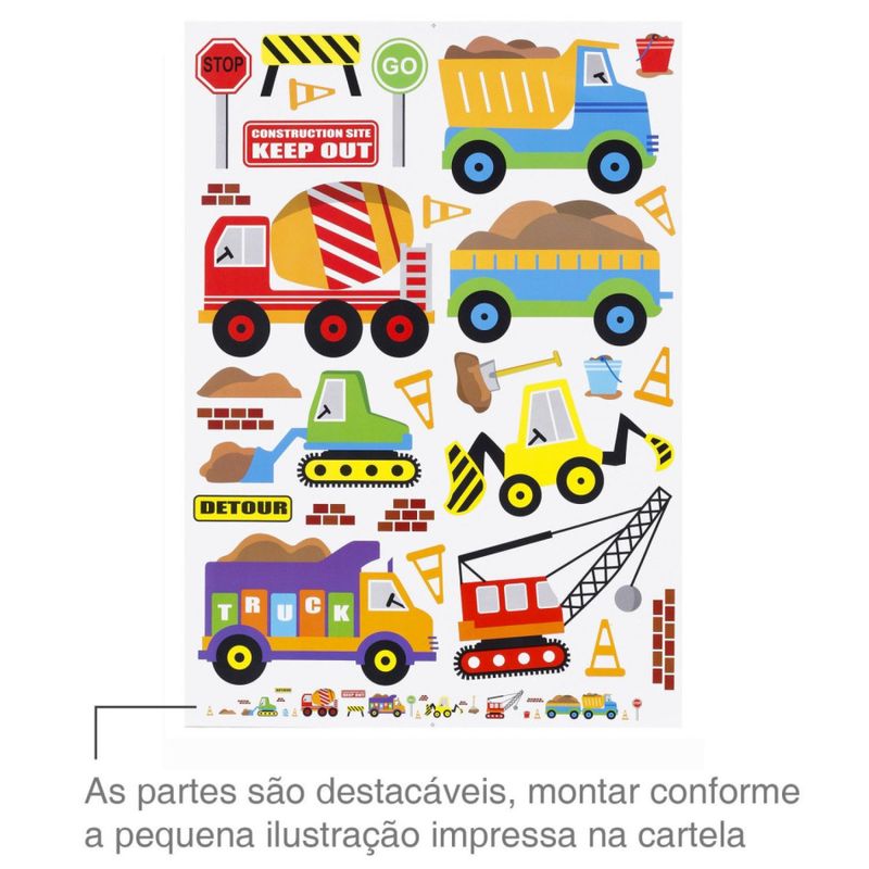 ADESIVO-DE-PAREDE-EVOLUX-CAMINHOES-COLORIDOS-50X70CM