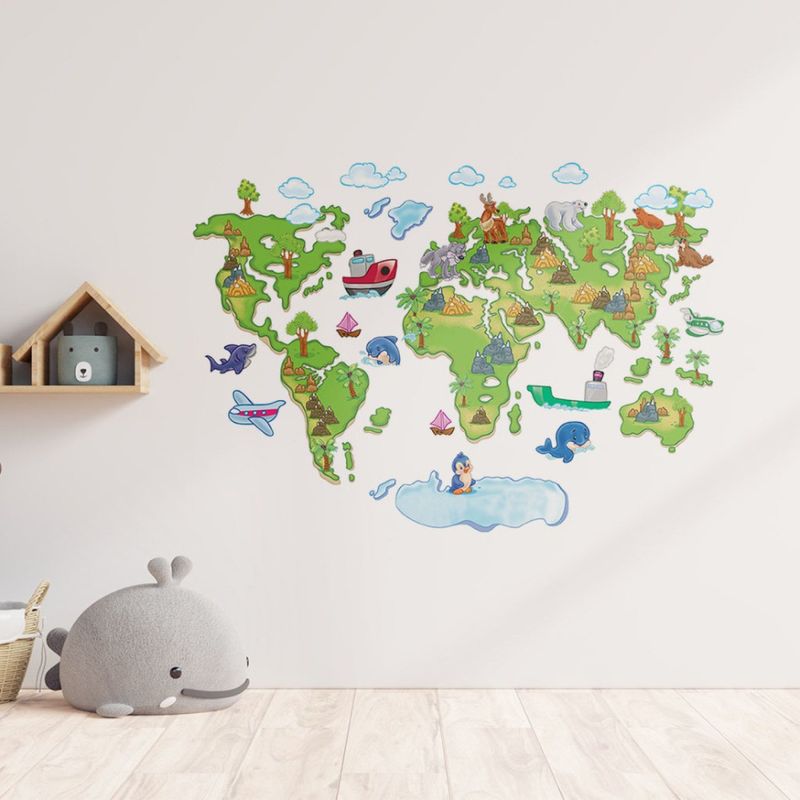 ADESIVO-DE-PAREDE-EVOLUX-MAPA-MUNDI-60X90CM