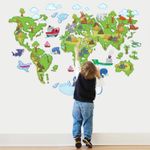 ADESIVO-DE-PAREDE-EVOLUX-MAPA-MUNDI-60X90CM
