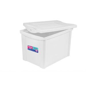 Caixa Organizadora Radical Color Ordene 30L Branco 30,5x42,5x30,7cm