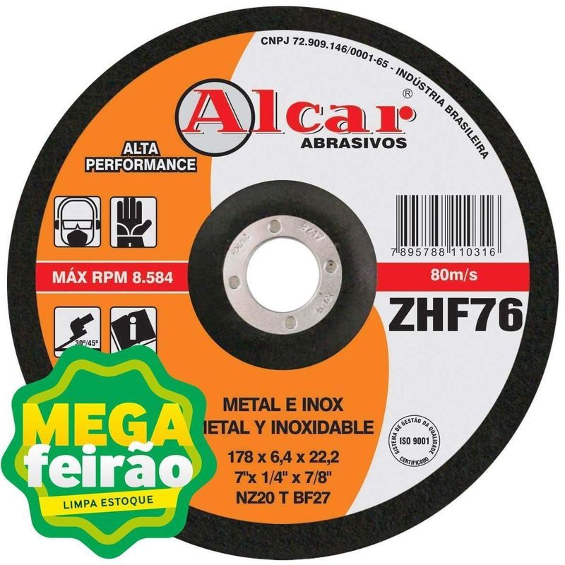Disco-de-Desbaste-Alcar-228x6-4x22-2mm-ZHF-96