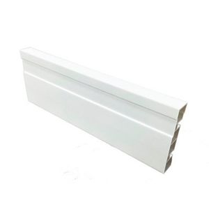 Rodapé de PVC Real Branco Neve 240x7cm