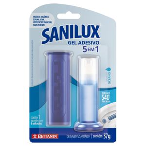 Desodorizador Higienizador Sanitário Aplicador Gel Sanilux Oceano 6 Aplicações