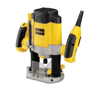 Tupia de Coluna Eletrônica Stanley SRR1200-BR 1200W 110V Acompanha 6 Fresas e Acessórios