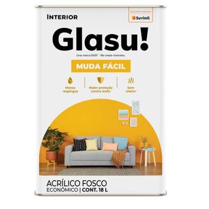 Tinta Acrílica Glasurit Muda Fácil Fosco Torta Limão 18L