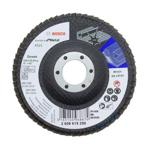 Disco Flap Desbaste Para Metal Bosch Grão 40 4.1/2''