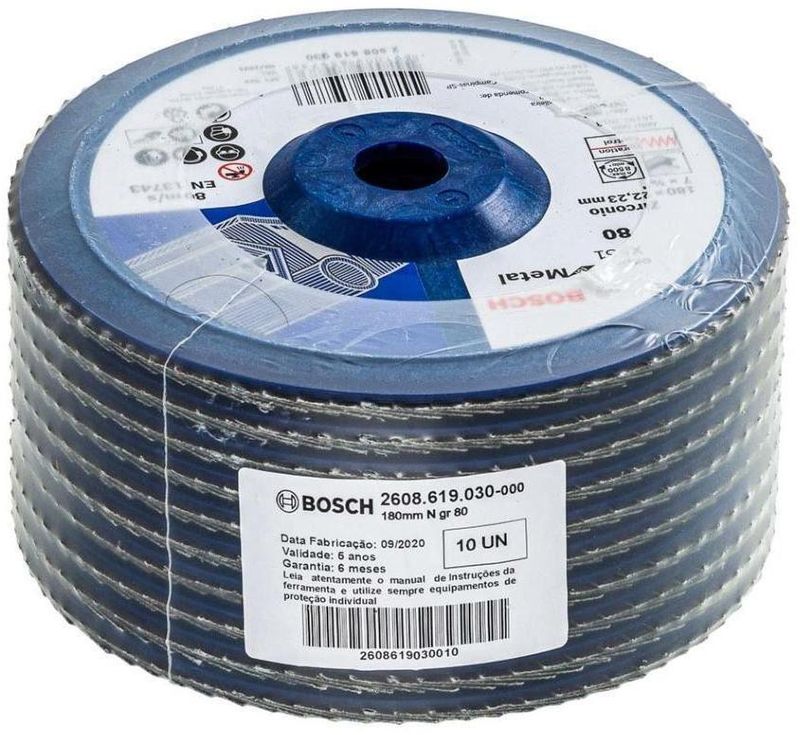 Disco-Flap-Desbaste-Grao-80-BlueMetal-Base-Plastica-Bosch