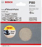 Disco-de-Lixa-Grao-80-Bosch-Net-125mm-Bosch-Pacote-com-5-Unidades