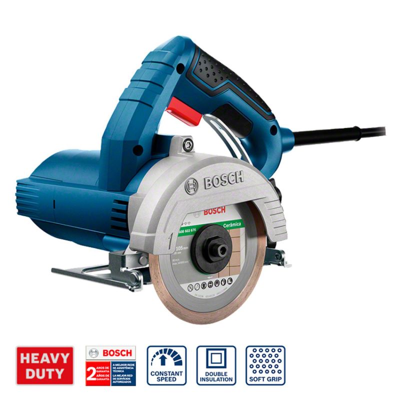 SERRA-MARMORE-BOSCH-GDC-151-TITAN-1500W-220-VOLTS-COM-DISCO-KIT-E-MALETA