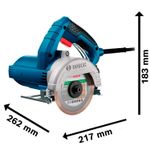 SERRA-MARMORE-BOSCH-GDC-151-TITAN-1500W-220-VOLTS-COM-DISCO-KIT-E-MALETA