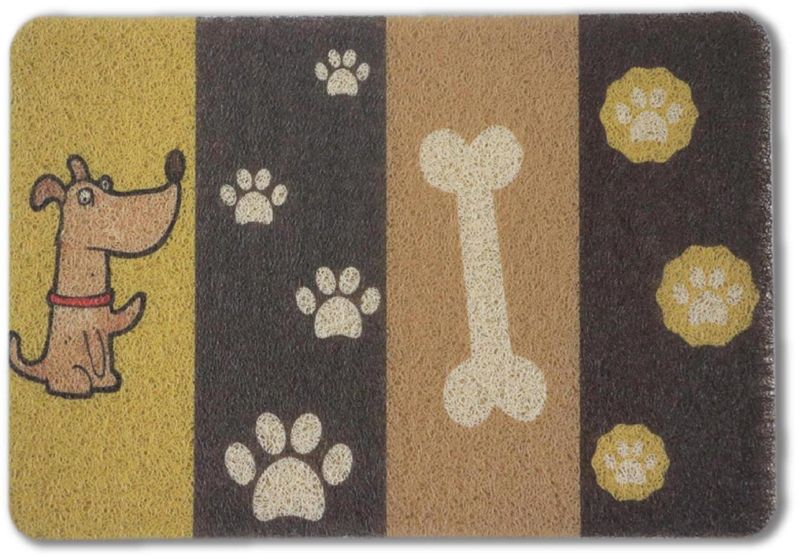 TAPETE-PVC-NEOLAR-CAPACHO-DOG-LOVERS-BEGE-40X60CM