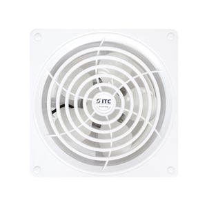 Exaustor Quadrado de Parede Para Closet Salão de Beleza e Consultórios ITC Top com Grade Removível Branco 25cm 220V