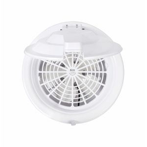 Exaustor Redondo de Parede e Teto Para Cozinha Salas Comerciais e Consultórios ITC Tradicional com Tampa Branco 32cm 220V